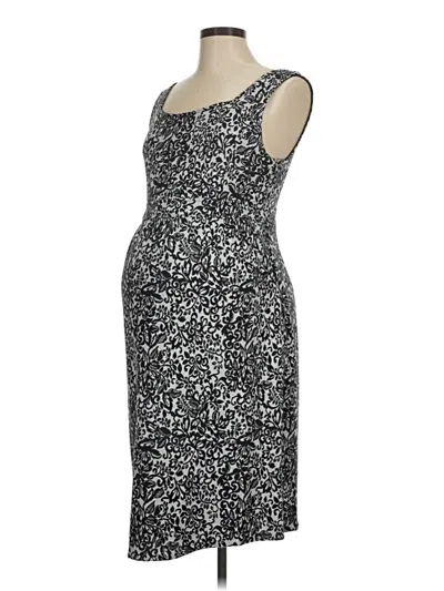Pre-owned Liz Lange Maternity For Target Cocktail Dress In Silver