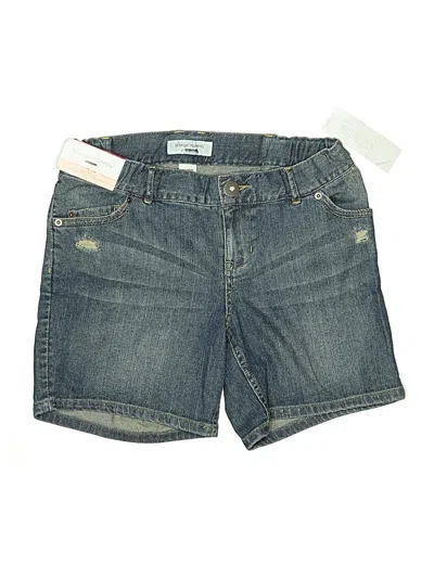 Pre-owned Liz Lange Maternity For Target Denim Shorts In Blue