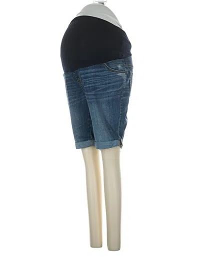 Pre-owned Liz Lange Maternity For Target Denim Shorts In Blue