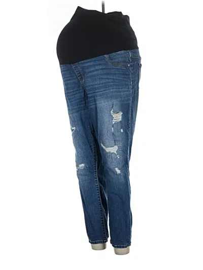 Pre-owned Liz Lange Maternity For Target Jeans In Blue