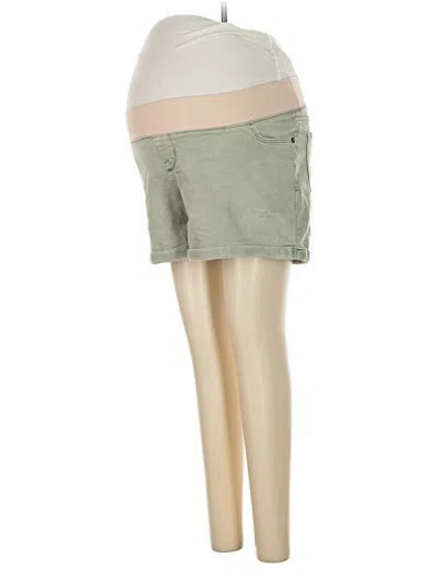 Pre-owned Liz Lange Maternity For Target Khaki Shorts In Green