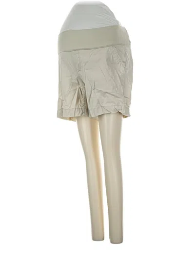 Pre-owned Liz Lange Maternity For Target Khaki Shorts In Ivory