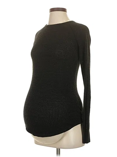 Pre-owned Liz Lange Maternity For Target Pullover Sweater In Black