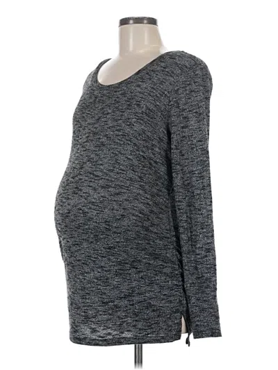 Pre-owned Liz Lange Maternity For Target Pullover Sweater In Gray