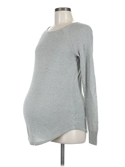 Pre-owned Liz Lange Maternity For Target Pullover Sweater In Gray