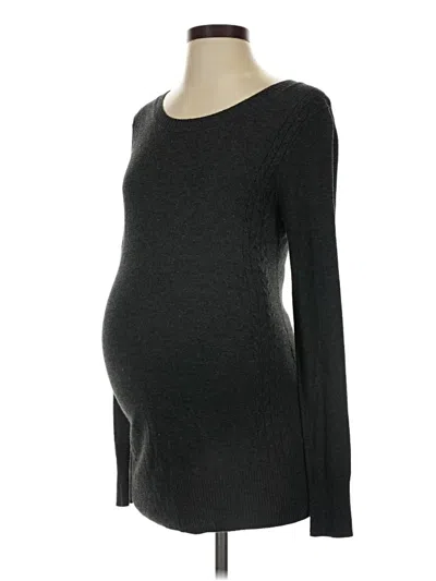 Pre-owned Liz Lange Maternity For Target Pullover Sweater In Gray