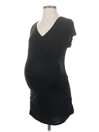 Pre-owned Liz Lange Maternity For Target Short Sleeve T-shirt In Black