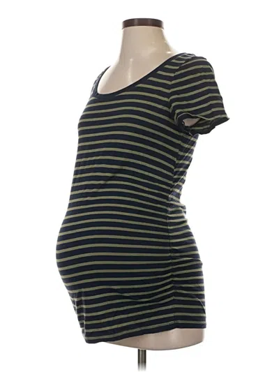 Pre-owned Liz Lange Maternity For Target Short Sleeve T-shirt In Green