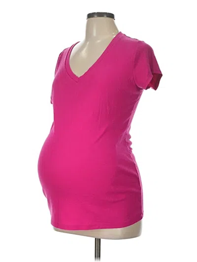 Pre-owned Liz Lange Maternity For Target Short Sleeve T-shirt In Pink