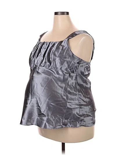 Pre-owned Liz Lange Maternity For Target Sleeveless Blouse In Silver