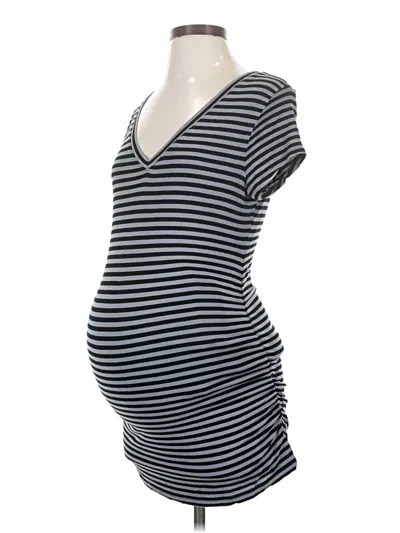 Pre-owned Liz Lange Maternity For Target Sleeveless Polo Shirt In Black
