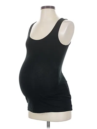 Pre-owned Liz Lange Maternity For Target Tank Top Black Strapless Neckline Tops