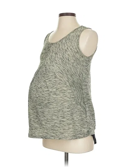 Pre-owned Liz Lange Maternity For Target Tank Top Gray Strapless Neckline Tops