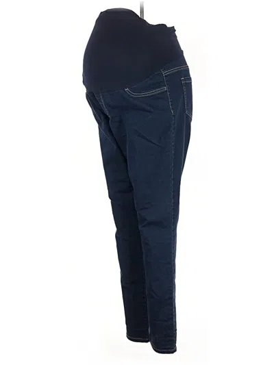 Pre-owned Liz Lange Maternity Jeggings In Blue