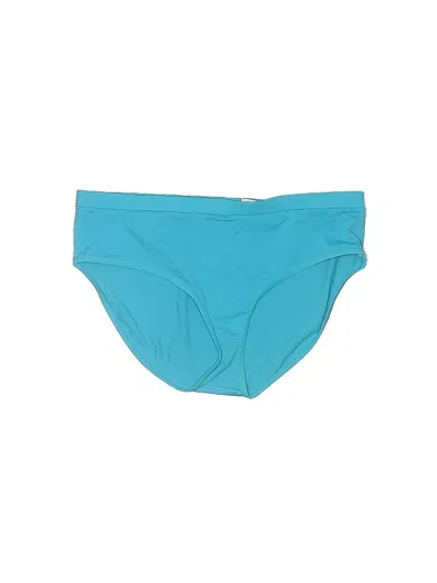 Pre-owned Liz Lange Maternity Swimsuit Bottoms In Blue