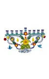 Liz Lauter Small Sunflower Tree Of Life Menorah In Multi