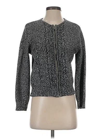 Pre-owned Lizsport Cardigan Sweater In Gray