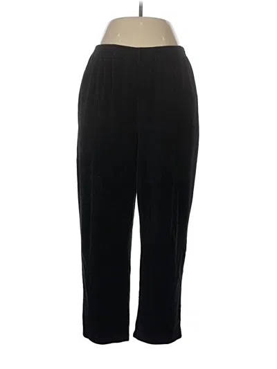Pre-owned Lizsport Casual Pants In Black