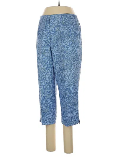 Pre-owned Lizsport Casual Pants In Blue