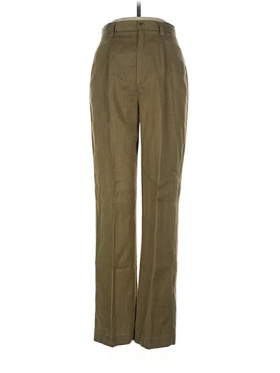 Pre-owned Lizsport Casual Pants In Green
