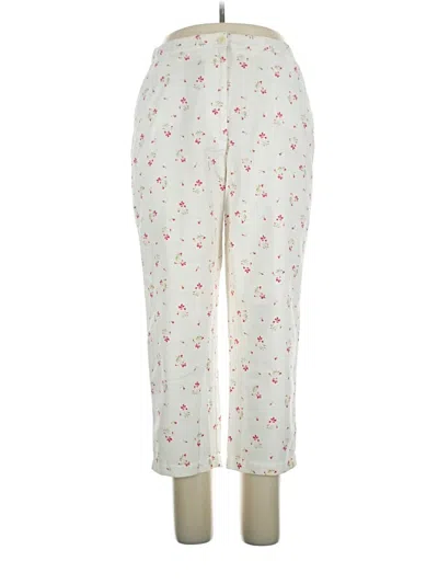 Pre-owned Lizsport Casual Pants In Ivory