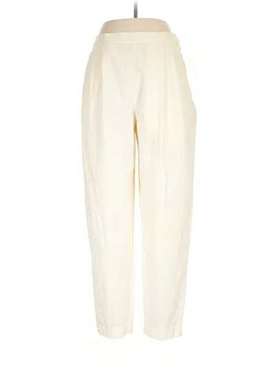 Pre-owned Lizsport Casual Pants In Ivory