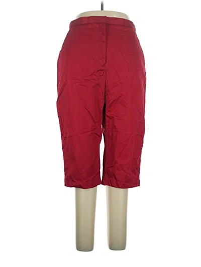 Pre-owned Lizsport Casual Pants In Red