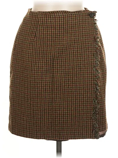 Pre-owned Lizsport Casual Skirt In Brown