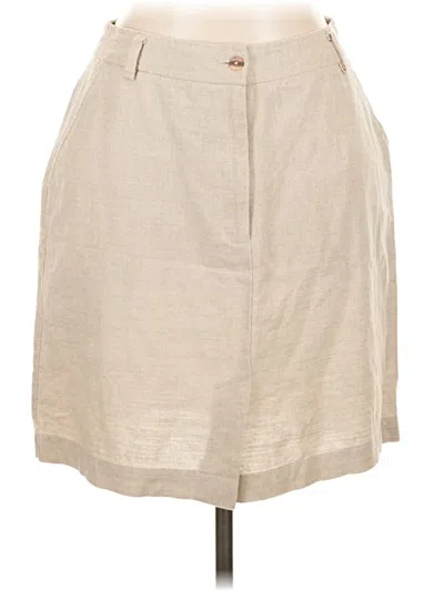 Pre-owned Lizsport Casual Skirt In Tan