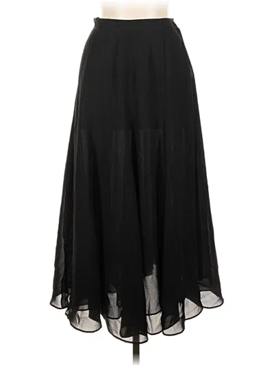 Pre-owned Lizsport Formal Skirt In Black