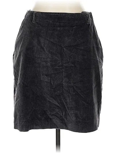 Pre-owned Lizsport Formal Skirt In Gray