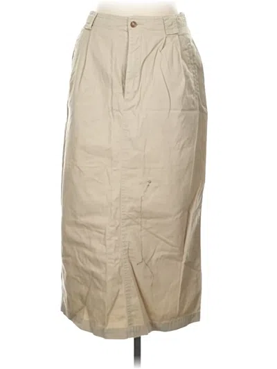 Pre-owned Lizsport Formal Skirt In Ivory