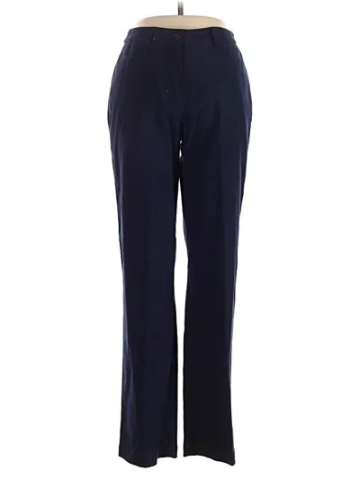Pre-owned Lizsport Linen Pants In Blue