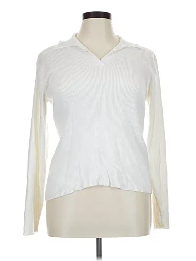 Pre-owned Lizsport Pullover Sweater In Ivory