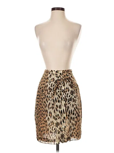 Pre-owned Lizsport Sleeveless Top Brown Strapless Neckline Tops