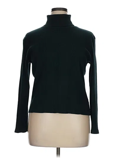 Pre-owned Lizsport Turtleneck Sweater In Black