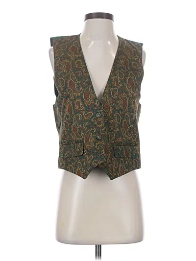 Pre-owned Lizsport Vest In Teal