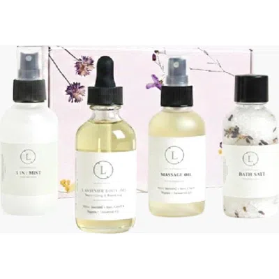 Lizush 4-piece Spa Experience Gift Set In Transparent