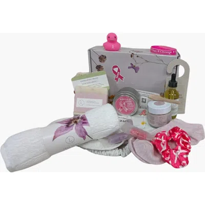 Lizush Breast Cancer Awareness Gift Box In Lavender