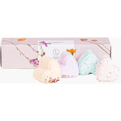 Lizush Cbd Gift Box, 5 Hearts Shaped Shower Steamers In Assorted