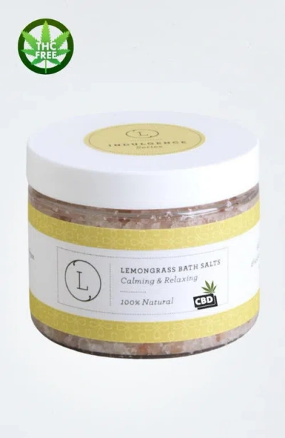 Lizush Cbd Grapefruit Natural Bath Salt Soak In Transparent