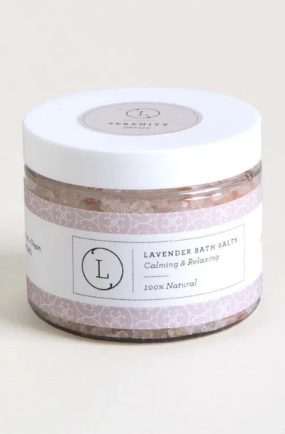 Lizush Cbd Lavender Natural Bath Salt Soak With Cbd Made With Dead Sea Epsom And Himalayan Salts