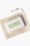 Lizush Eucalyptus Natural Handmade Soap Bar In Eucalyptus Green