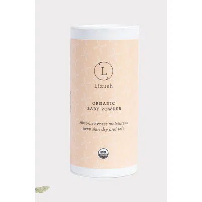 Lizush Kids'  Organic Baby Powder Talc Free In Brown