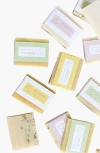 Lizush Set Of Natural Soap Bars In Light Purple, Yellow, Green