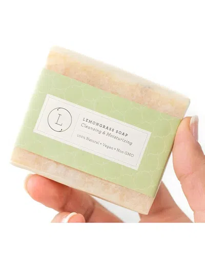 Lizush Unisex 4oz 2 X Lemongrass Natural Soap Bar In Neutral