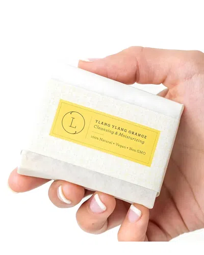 Lizush Unisex 4oz 2x Natural Handmade Soap Bar In White