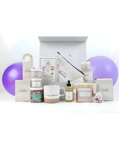 Lizush Unisex Birthday Gift Basket In Transparent