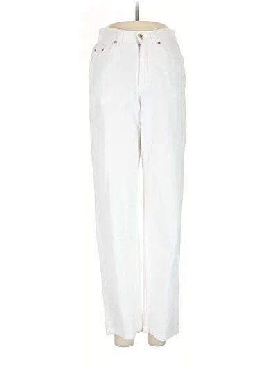 Pre-owned Lizwear By Liz Claiborne Linen Pants In White