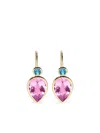 Lizzie Fortunato 14k Yellow Gold Hera Topaz Earrings In Gold